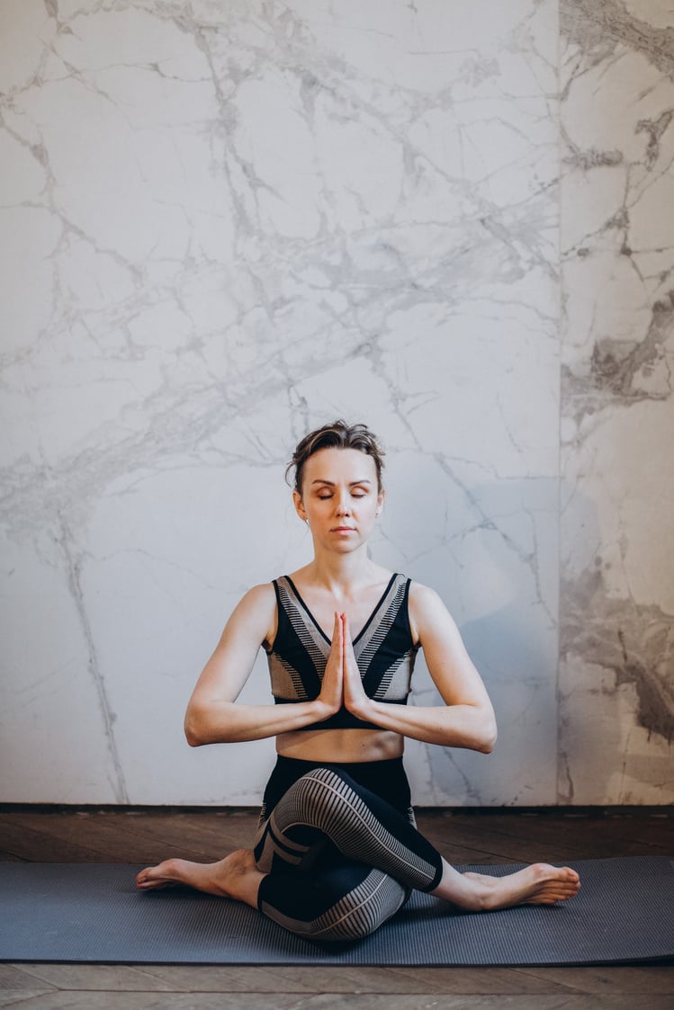 Woman Doing Yoga