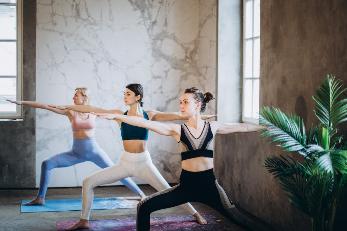 Women Practicing Yoga